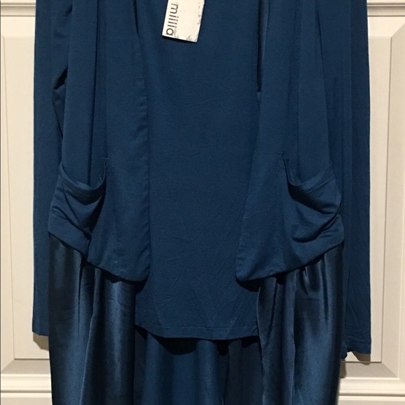 Miilla Uneven Hem Layered Top Size Small - Picture 2 of 4